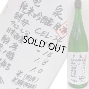 画像1: 【亀泉酒造】　亀泉　純米吟醸原酒CEL-24生酒1800
